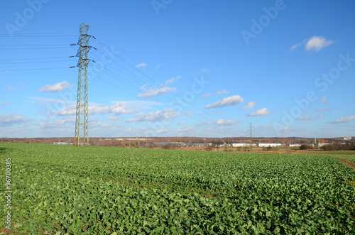 Field of high-voltage line