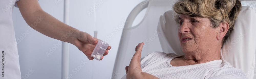 Terminally ill woman refusing treatment Terminally ill woman refusing treatment