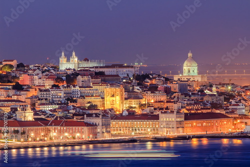 Lisboa visto do Cristo Rei Almada 