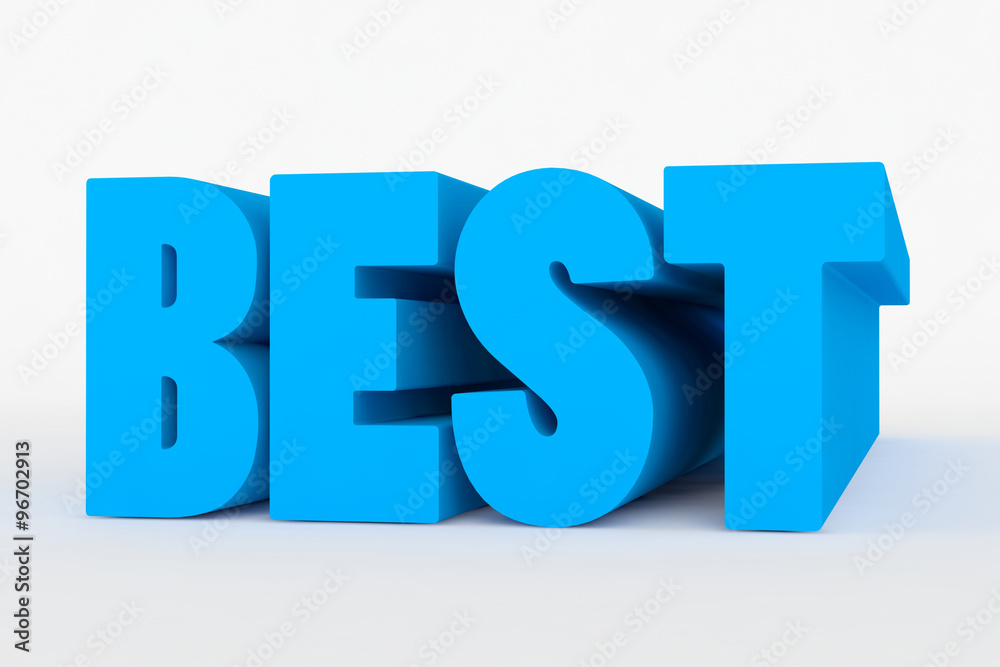Big 3D bold text - BEST Big 3D bold text - BEST