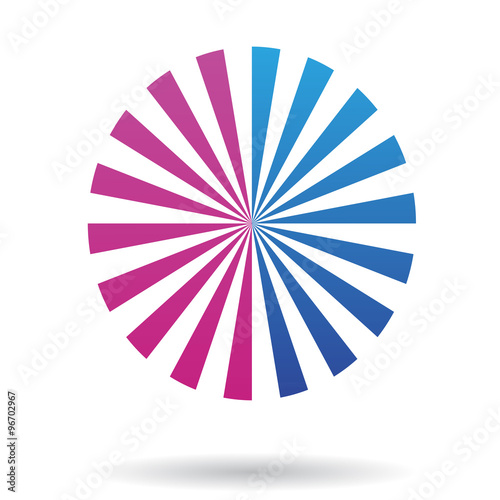 Colorful Abstract Round Icon