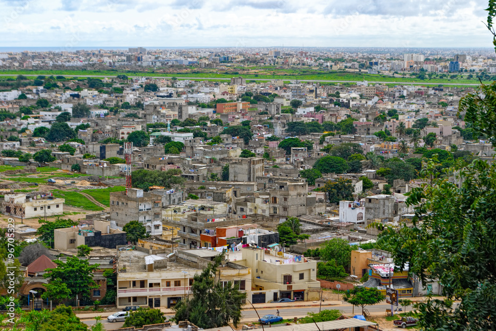 Obraz premium Overview of Dakar
