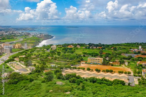 Overview of Dakar from the observation deck photo