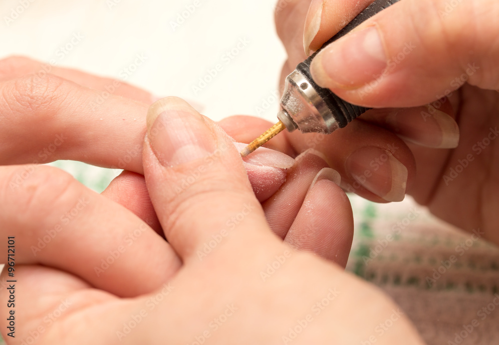 Manicure in a beauty salon Manicure in a beauty salon