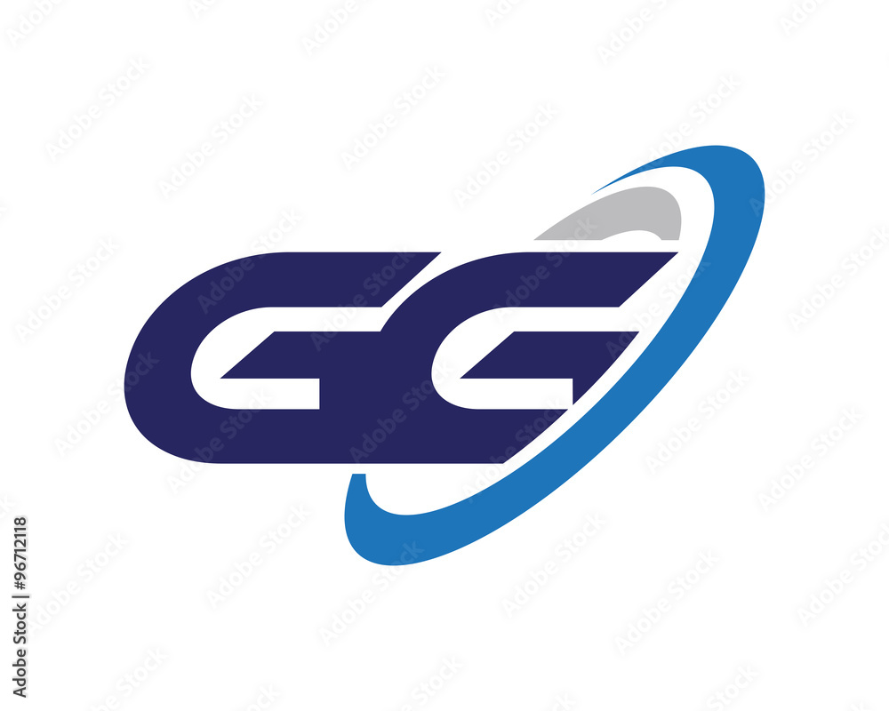 GG Letter Swoosh Group Logo GG Letter Swoosh Group Logo