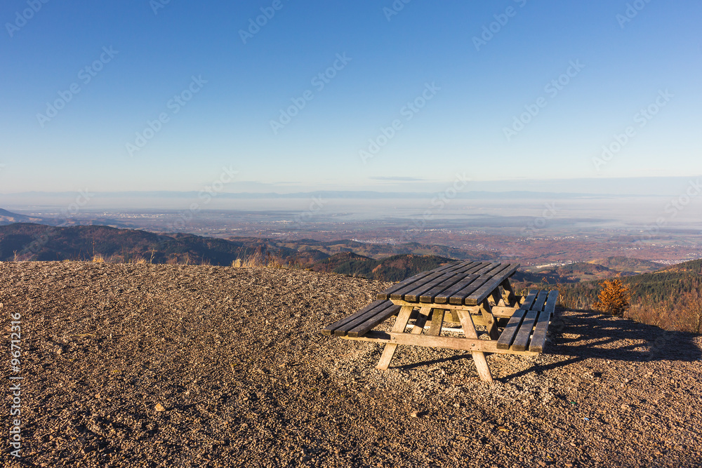 Aussicht auf der Hornisgrinde, Schwarzwald Aussicht auf der Hornisgrinde, Schwarzwald
