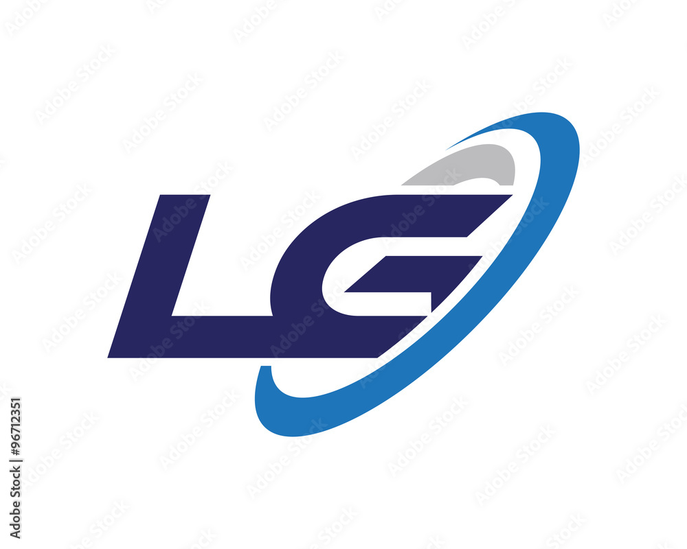 LG Letter Swoosh Group Logo LG Letter Swoosh Group Logo