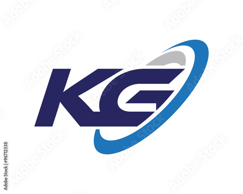 KG Letter Swoosh Group Logo