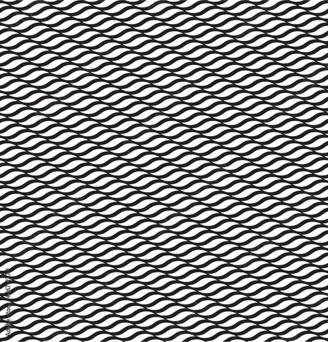 Wallpaper Mural Wavy texture. Vector drawing Torontodigital.ca