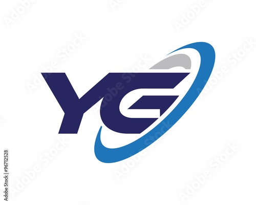 YG Letter Swoosh Group Logo