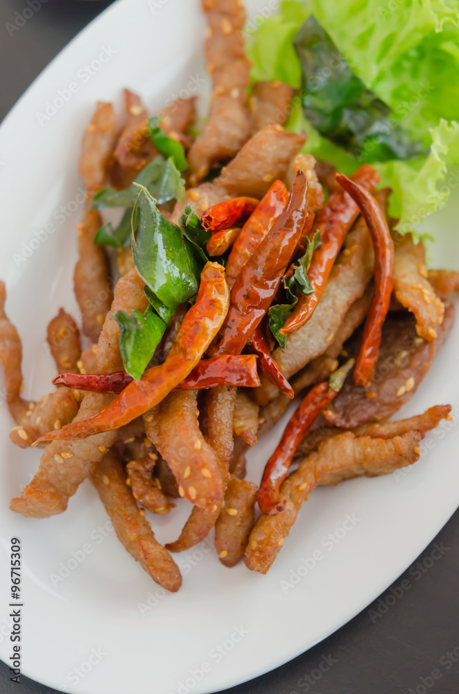fried meat fried meat