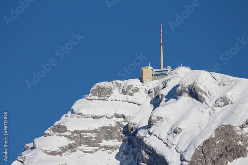 Summit station on the Mt Saentis, Switzerland