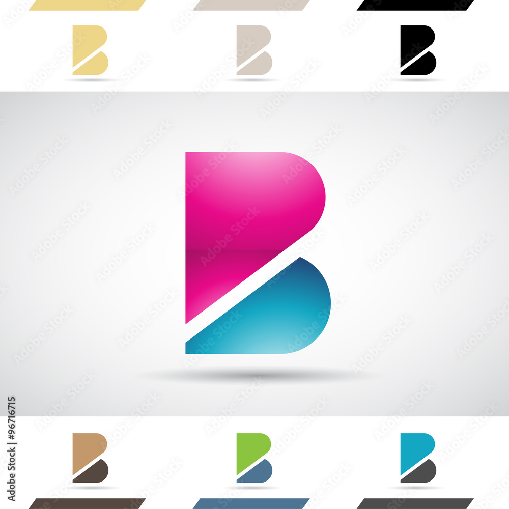 Logo Shapes and Icons of Letter B Logo Shapes and Icons of Letter B