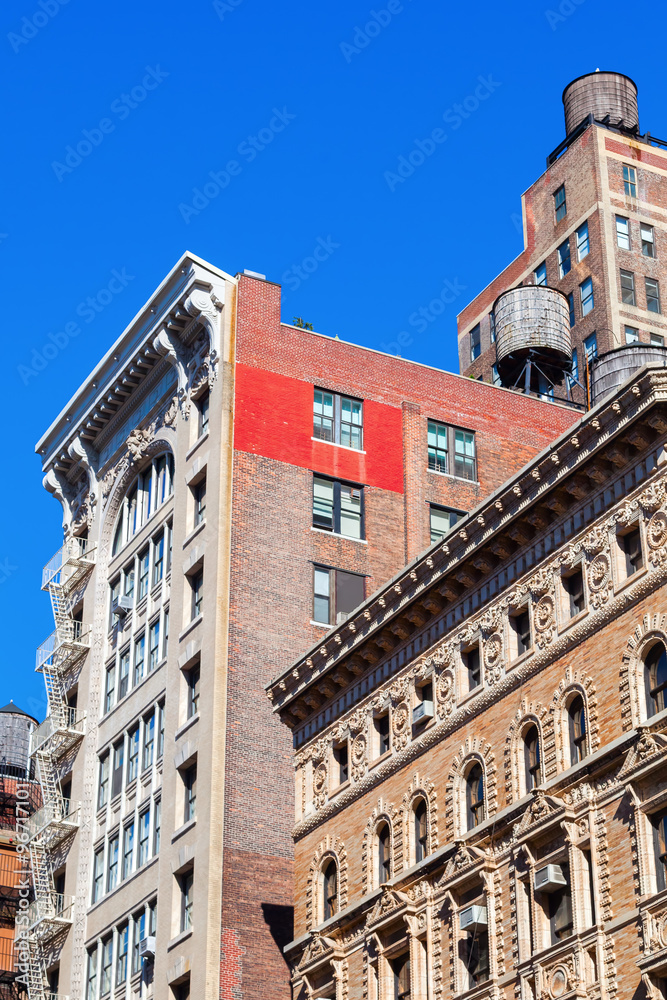 alte Hochhäuser in Manhattan, New York City
