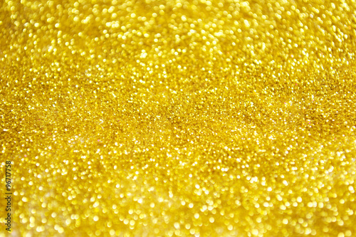 Yellow glitter for background