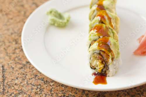 Eel Avacado Sushi