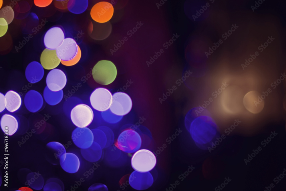 Christmas lights bokeh blur color card background Christmas lights bokeh blur color card background