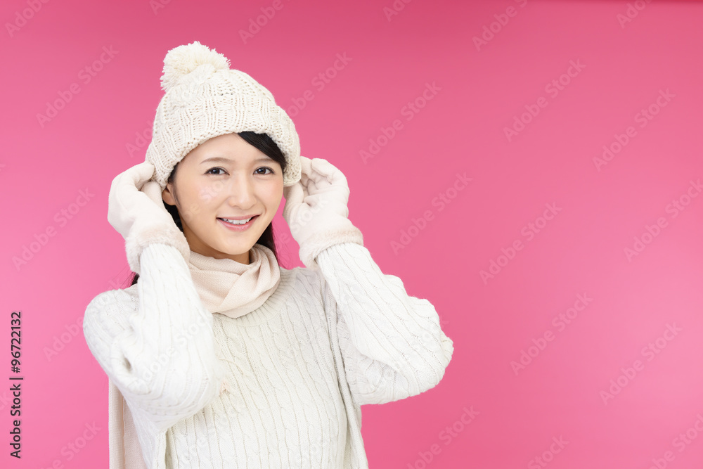 微笑む女性 微笑む女性