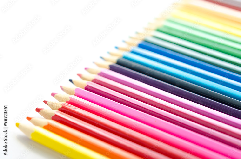 Abstract background from color pencils Abstract background from color pencils