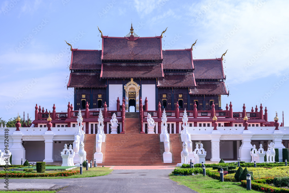 Royal Pavilion (Ho Kham Luang), Chiang Mai, Thailand. Royal Pavilion (Ho Kham Luang), Chiang Mai, Thailand.