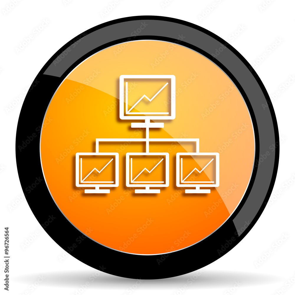 network orange icon