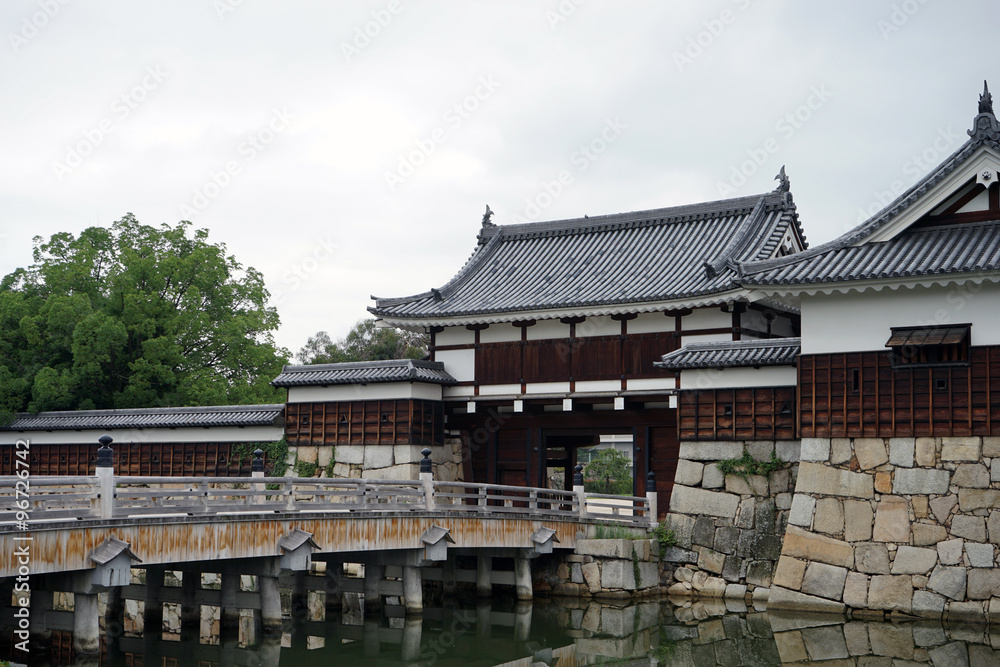 広島城　御門橋、表御門