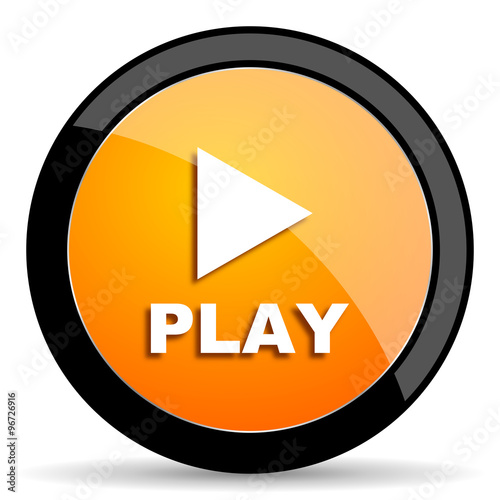 play orange icon