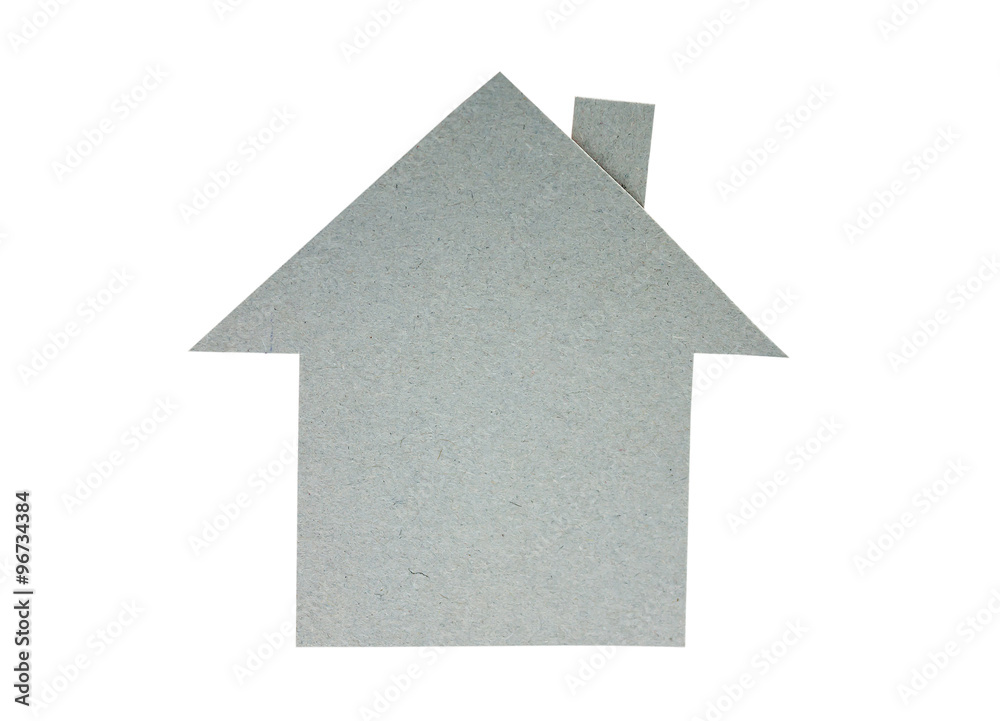 house from a paper isolated on a white house from a paper isolated on a white