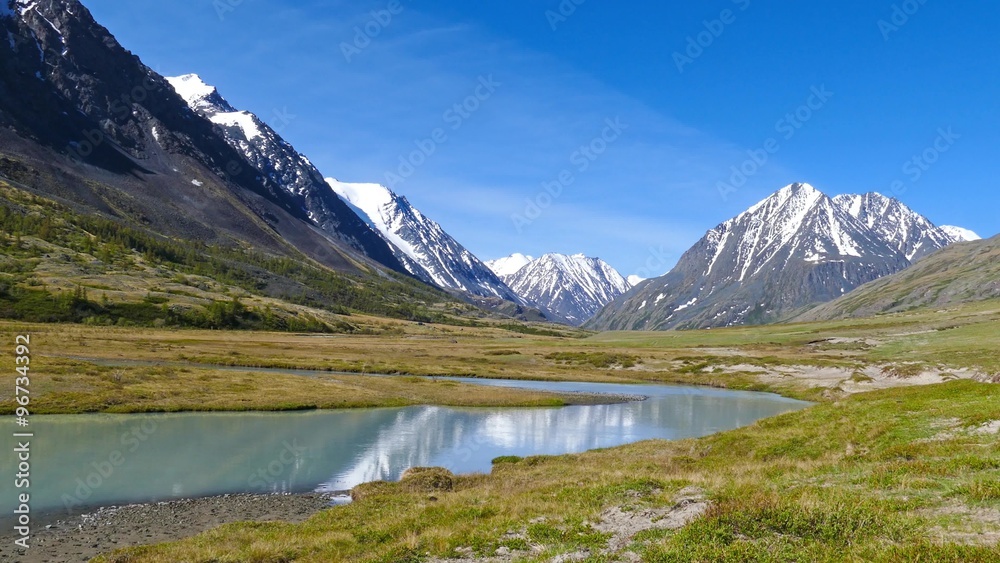 mountain landscape with river in Altay, Russia, 4k
mountain landscape with river in Altay, Russia, 4k