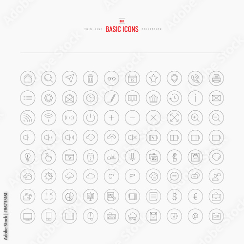 Fotografi Printing icons