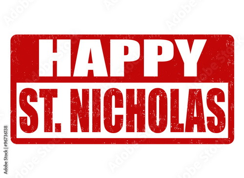 Happy Saint Nicholas stamp