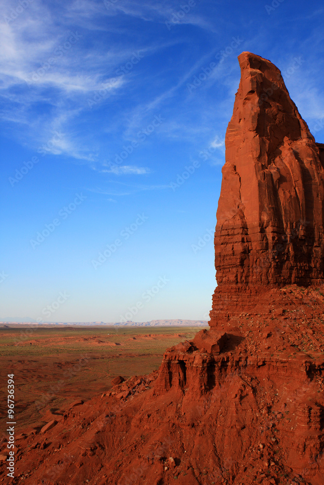 View of Monument Valley in Utah,  United States Of America