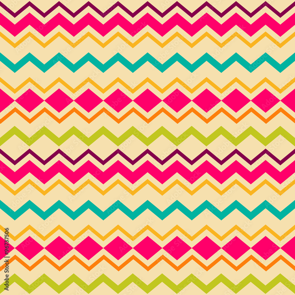 Ethnic tribal zig zag seamless pattern Ethnic tribal zig zag seamless pattern