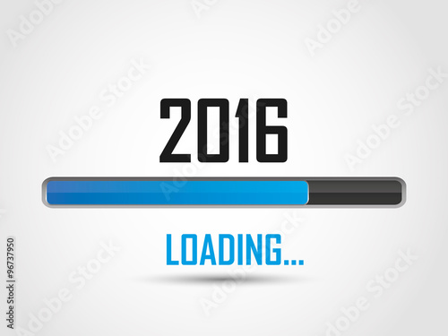 Happy New Year 2016, loading banner
