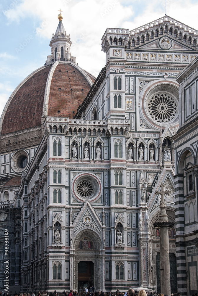hermosa catedral de la ciudad de Florencia en italia