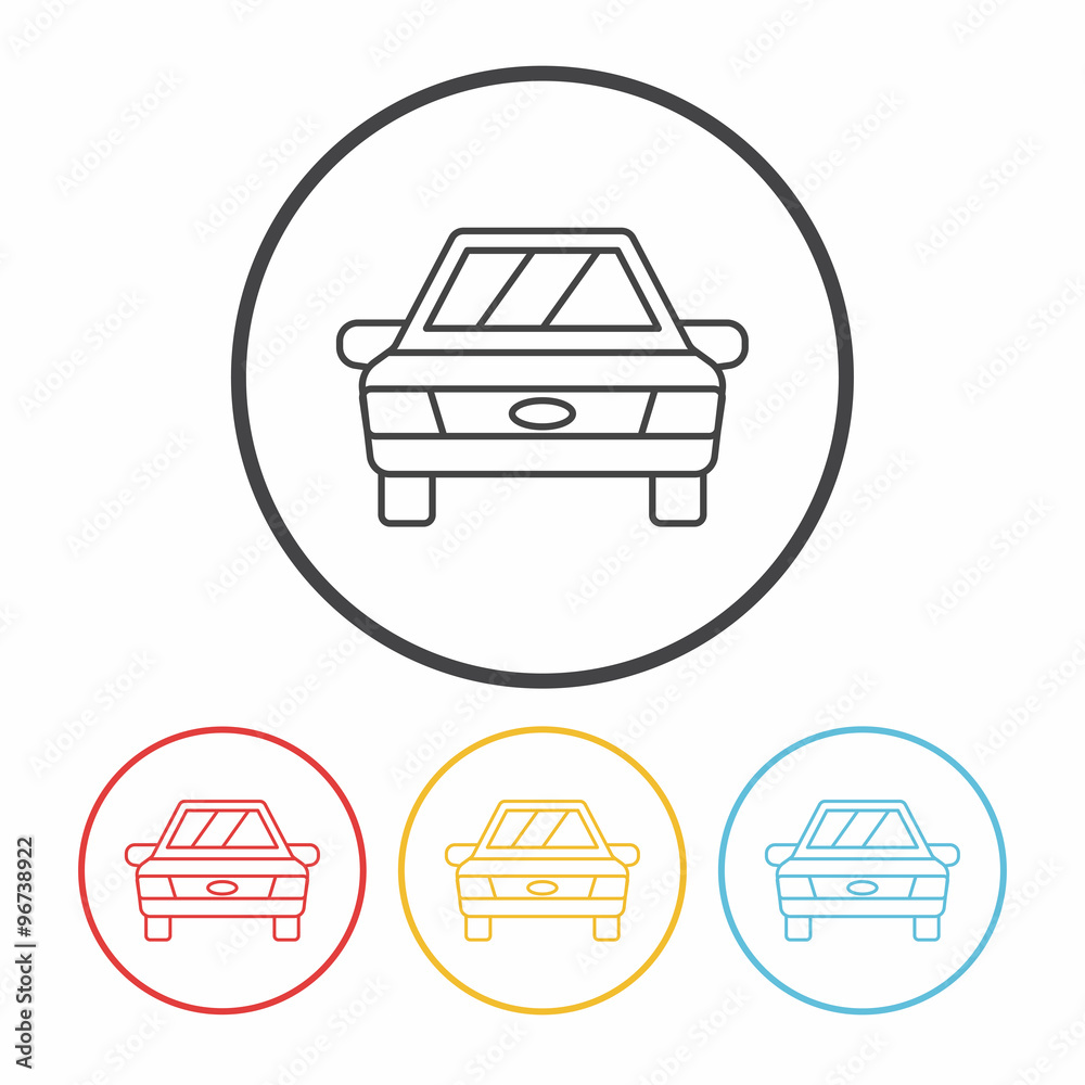 car line icon car line icon