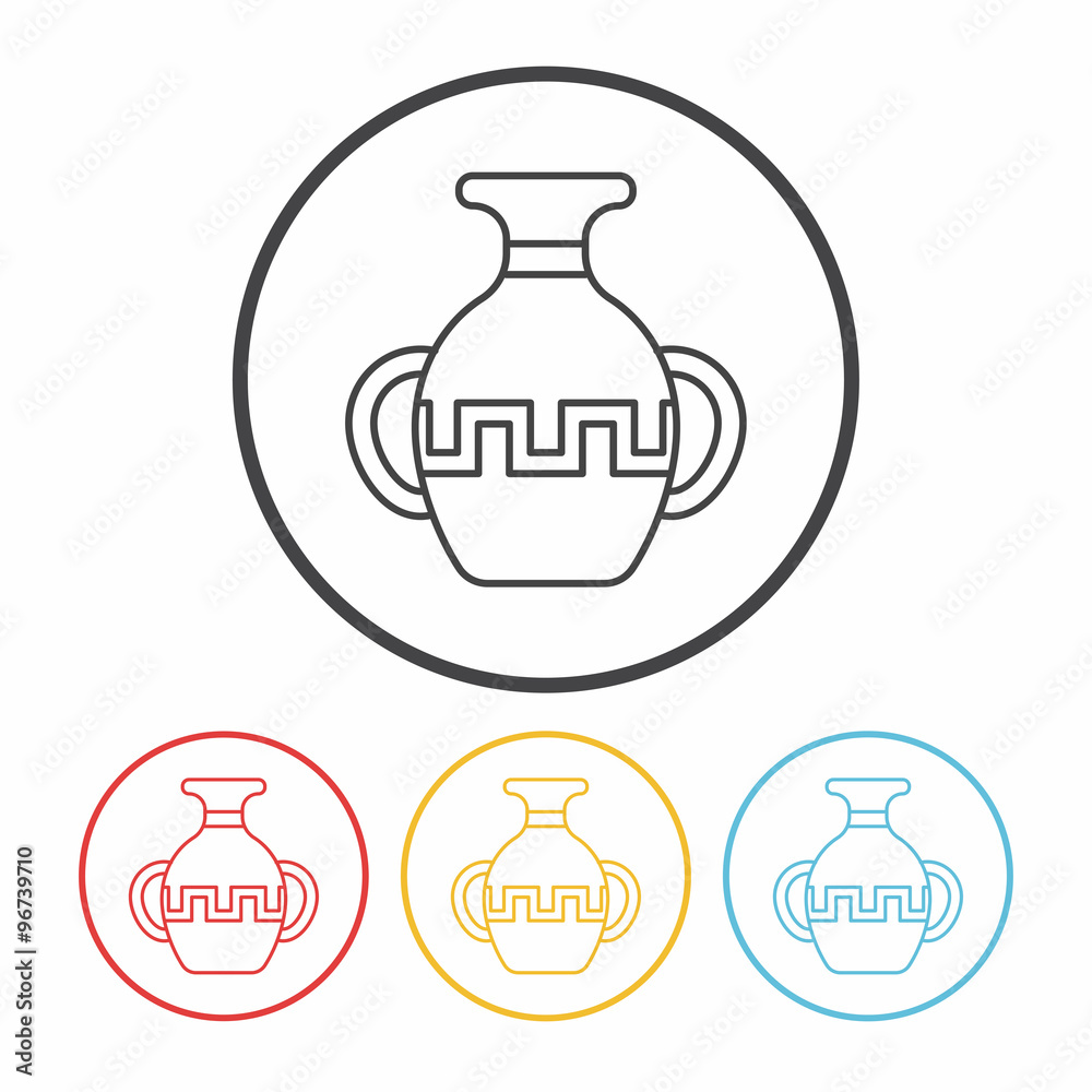 pottery line icon pottery line icon
