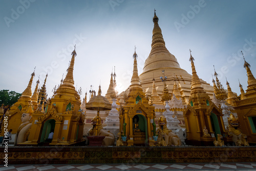 Shwedagon Pagoda is the most sacred Buddhist pagoda for the Burmese,  Yangon, Myanmar © Songkhla Studio