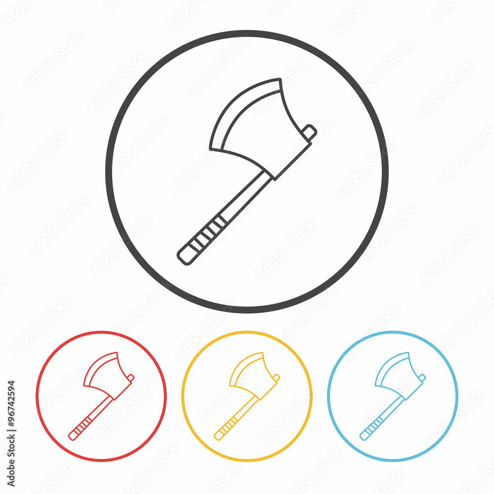 axe line icon axe line icon