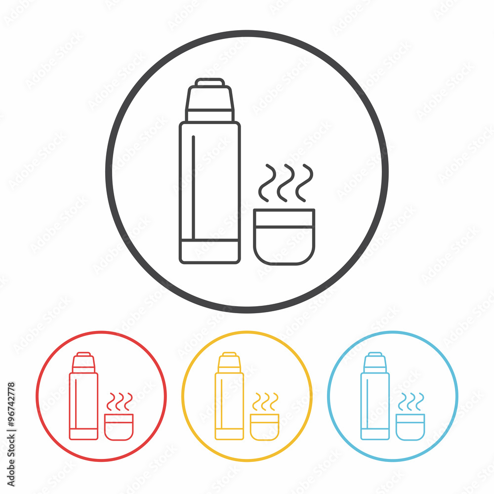 water bottle line icon water bottle line icon