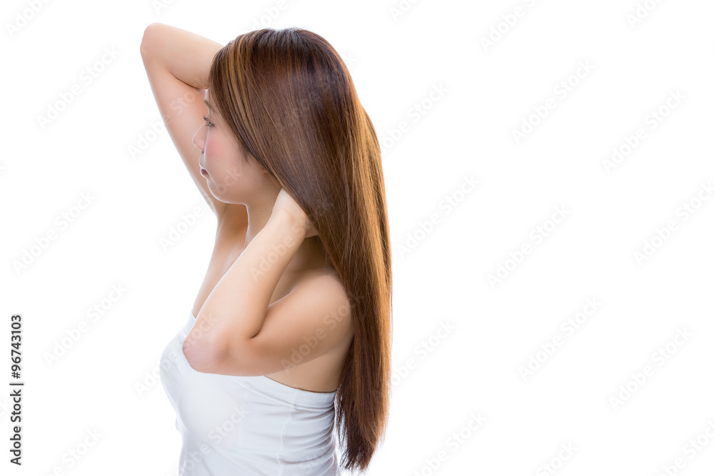 美しい髪の女性 美しい髪の女性