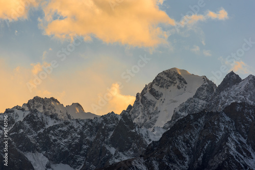 Landscape of Mountain, Border of Pakistan and China, XInjiang, China