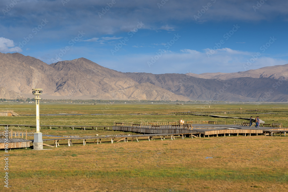 Obraz premium Stone Fort in Tashkurgan, Tashkurgan is a town in the far west of Xinjiang Province in China 