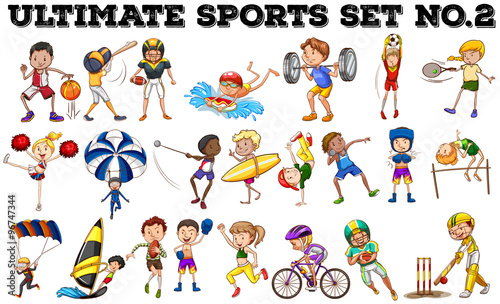 Various kind of sports