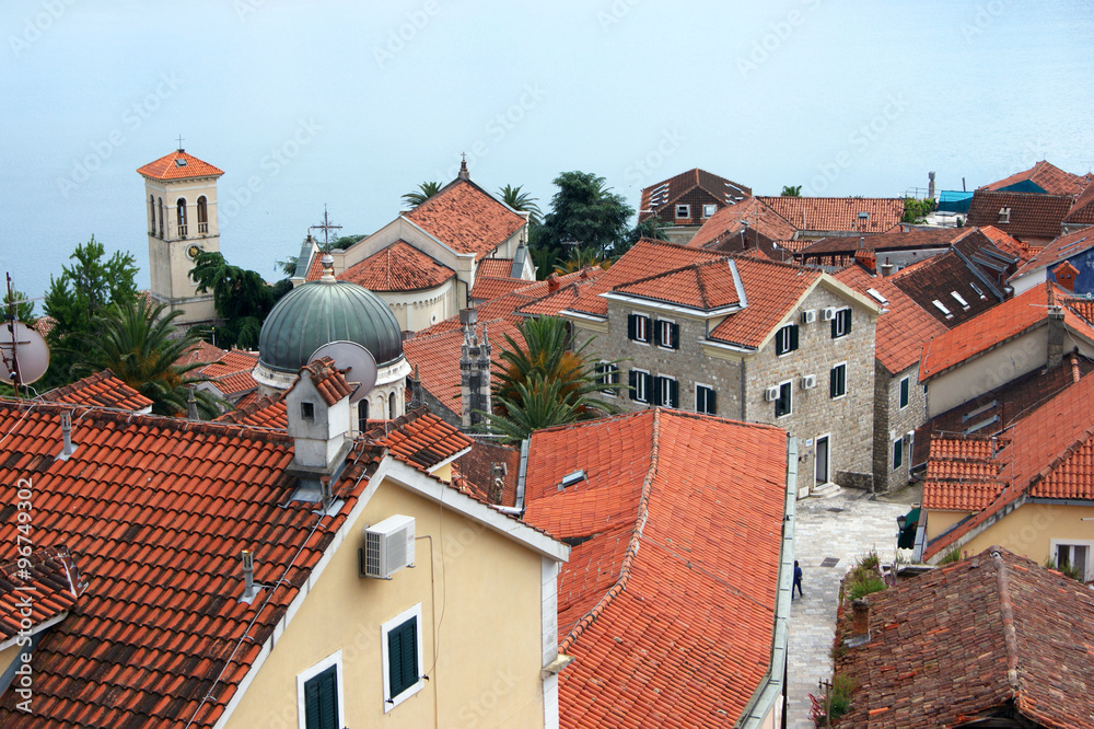 The historic quarter of the city Herceg Novi