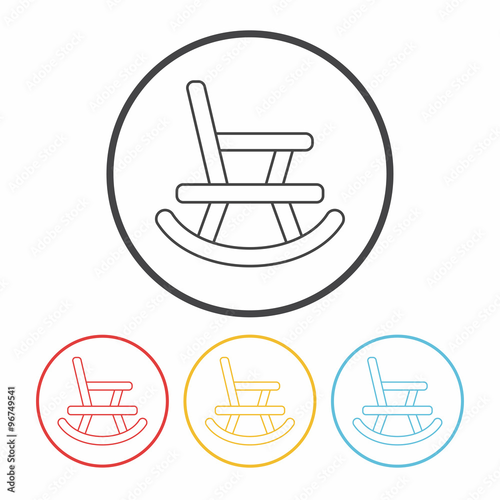 chair line icon chair line icon