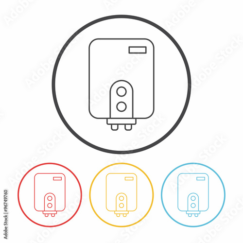 Water Heater line icon