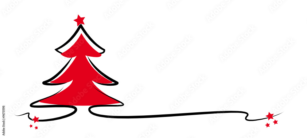 tannenbaum schwarz-rot tannenbaum schwarz-rot