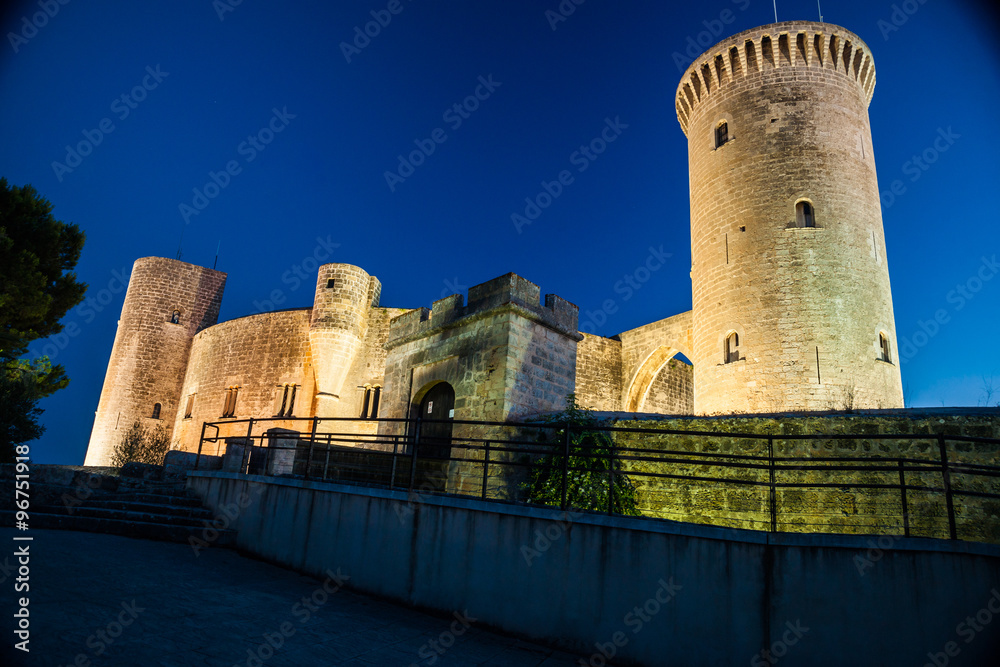 Bellver Castle fortress in Palma-de-Mallorca