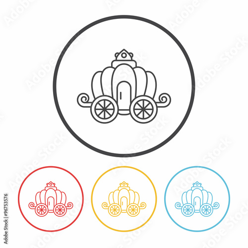 carriage line icon